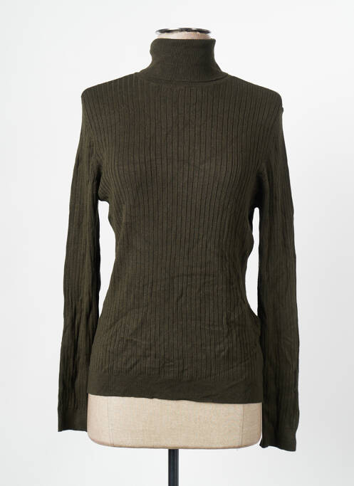 Pull col roulé gris ONLY pour femme