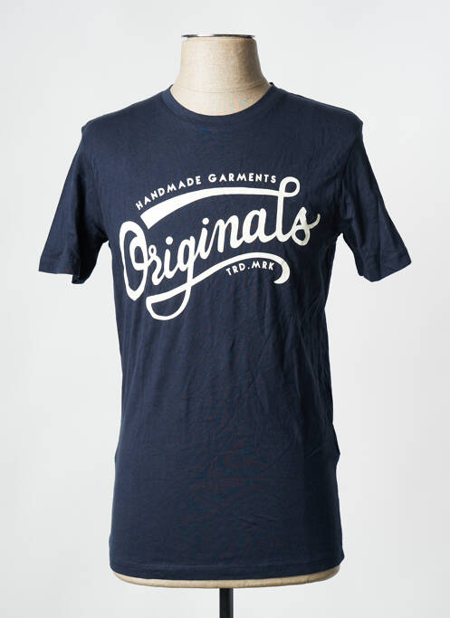 T-shirt bleu JACK & JONES pour homme