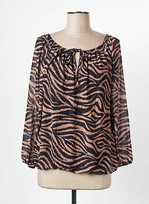 Chemisier marron HAILYS femme