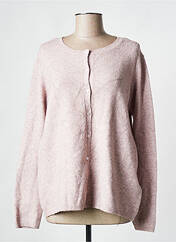 Gilet manches longues rose VERO MODA pour femme seconde vue