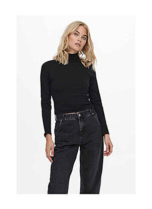 T-shirt noir ONLY femme