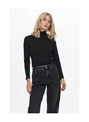 T-shirt noir ONLY pour femme seconde vue