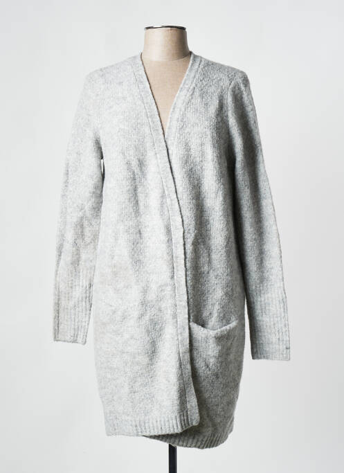 Gilet manches longues gris VILA pour femme