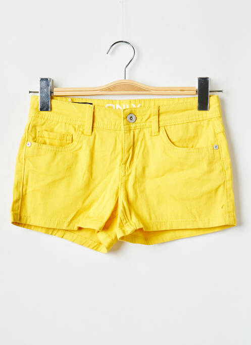 Short jaune ONLY pour femme