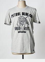 T-shirt gris PETROL INDUSTRIES pour homme seconde vue