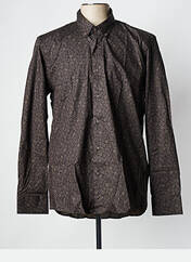 Chemise manches longues noir BRUCE & BUTLER  pour homme seconde vue