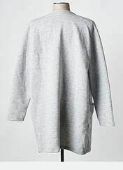 Gilet manches longues gris JACQUELINE DE YONG pour femme seconde vue