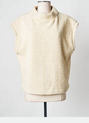 Pull col roulé beige OPUS pour femme seconde vue