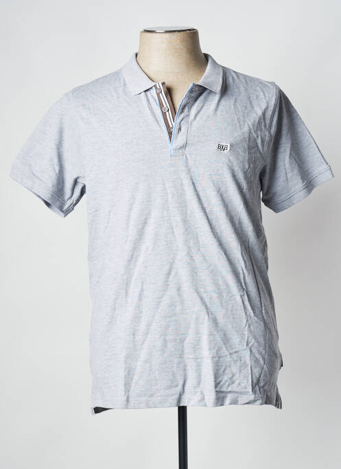 Polo gris BRUCE & BUTLER  pour homme