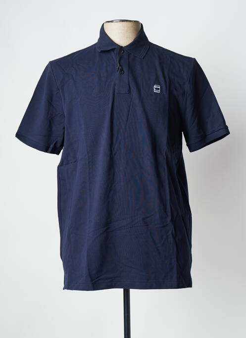 Polo bleu G STAR pour homme