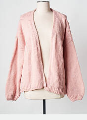 Gilet manches longues rose MORE & MORE pour femme seconde vue