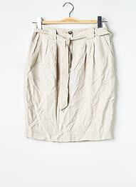 Jupe courte beige S.OLIVER femme