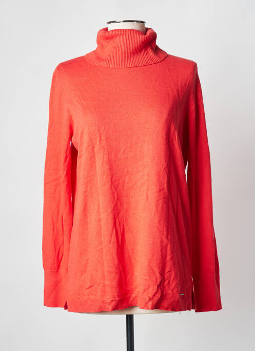 Pull col roulé rouge S.OLIVER pour femme