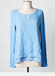 T-shirt bleu TOM TAILOR femme