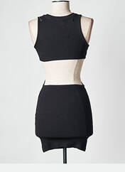 Robe courte noir SUBDUED pour femme seconde vue