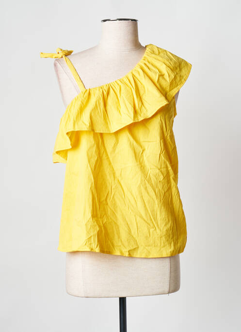 T-shirt jaune VERO MODA pour femme