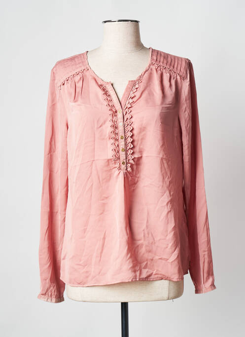 T-shirt marron SCOTCH & SODA pour femme