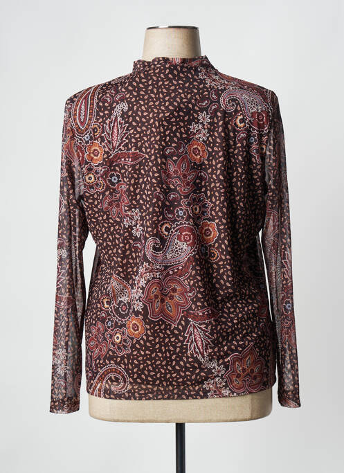 Blouse marron MORE & MORE pour femme