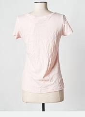 T-shirt rose MONSIEUR TSHIRT pour femme seconde vue