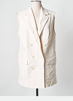 Gilet sans manche beige MANGO femme