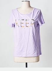 T-shirt violet STREET ONE pour femme seconde vue
