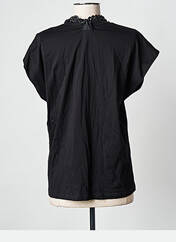 T-shirt noir PLEASE pour femme seconde vue