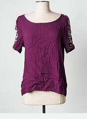 T-shirt violet STREET ONE pour femme seconde vue