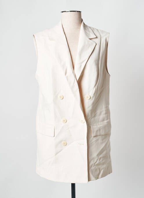 Gilet sans manche beige MANGO pour femme
