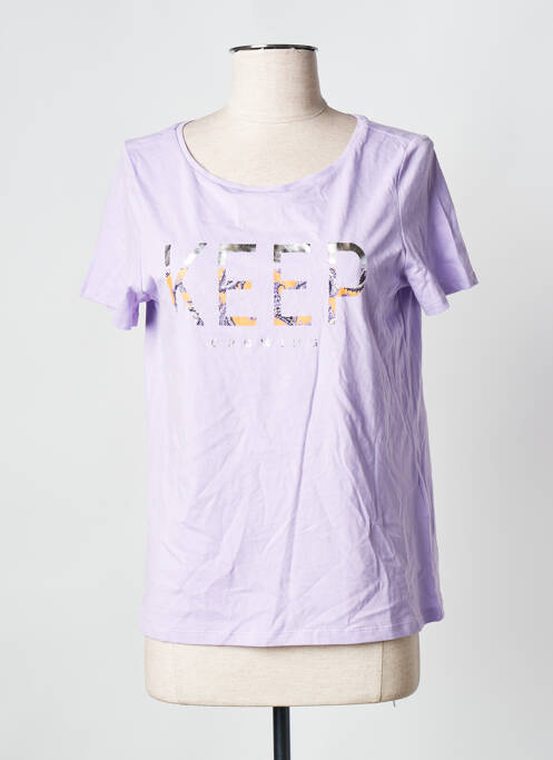 T-shirt violet STREET ONE pour femme