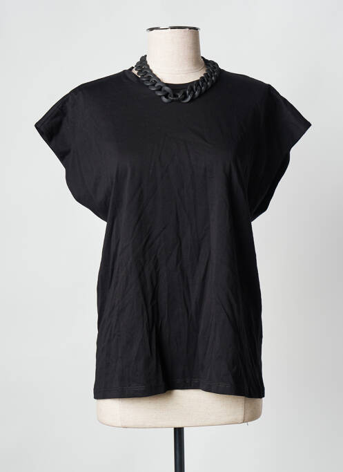 T-shirt noir PLEASE pour femme