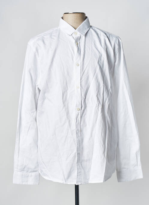 Chemise manches longues blanc TOM TAILOR pour homme