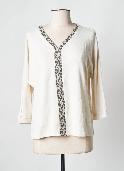 Top beige STREET ONE pour femme