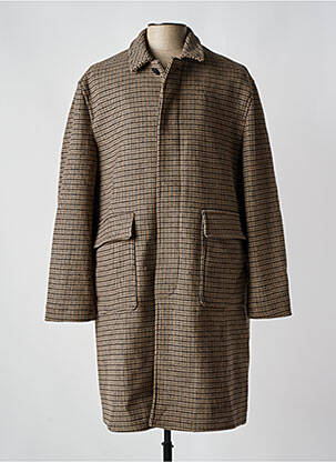 Manteau long marron MINIMUM homme