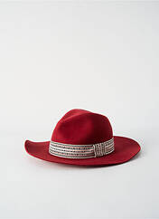 Chapeau rouge MARADJI pour femme seconde vue