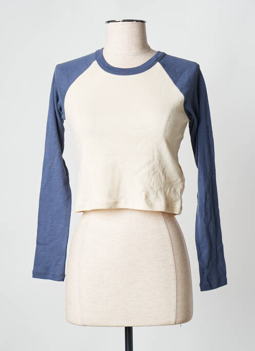 T-shirt bleu SUBDUED pour femme