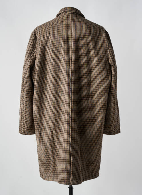 Manteau long marron MINIMUM pour homme