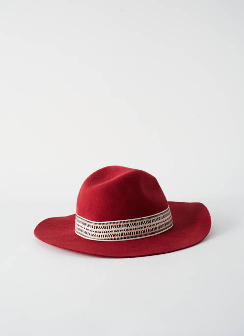Chapeau rouge MARADJI pour femme