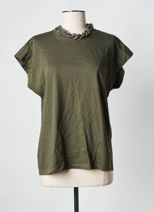 T-shirt vert PLEASE pour femme