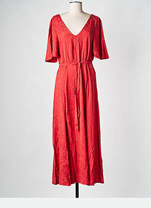 Robe longue rouge VILA femme