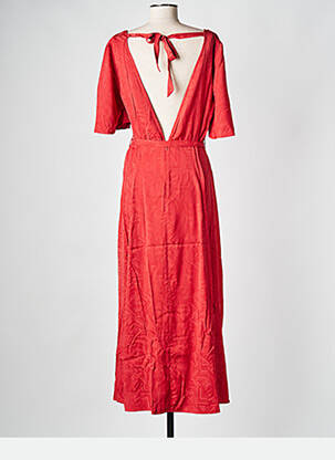 Robe longue rouge VILA femme