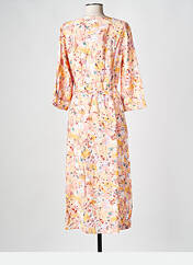 Robe mi-longue orange VILA pour femme seconde vue