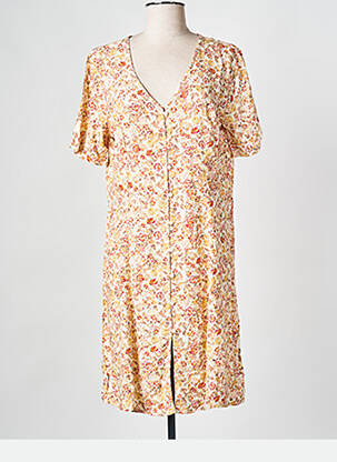 Robe courte orange OBJECT femme