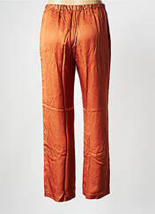 Pantalon large orange SAK'S pour femme seconde vue