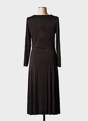 Robe longue marron LE TEMPS DES CERISES femme