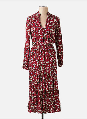 Robe longue rouge BELLITA pour femme