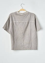 T-shirt beige REEBOK pour femme seconde vue