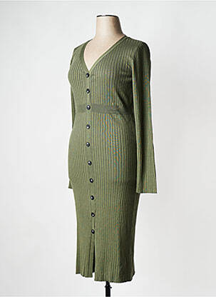 Robe maternité vert SUPERMOM femme