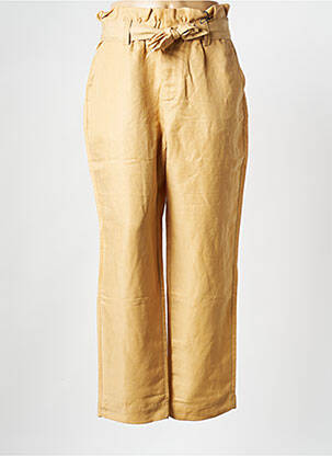 Pantalon droit beige SCOTCH & SODA femme