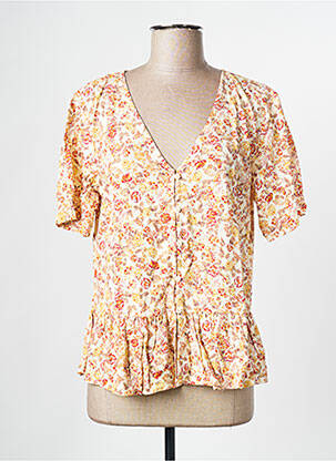 Top orange OBJECT femme