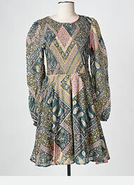 Robe courte multicolore MOLLY BRACKEN femme